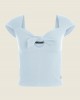 Eco Blue Valeriana Tie Top Eco Blue Valeriana Tie Top