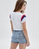 Guess Originals White Natashia Crop Baby T-Shirt Guess Originals White Natashia Crop Baby T-Shirt