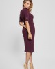 Maroon Arielle Knit Midi Dress Maroon Arielle Knit Midi Dress
