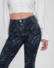 Eco High-Rise Flare Adeline Denim Jeans In Wild Flower Print Wash Eco High-Rise Flare Adeline Denim Jeans In Wild Flower Print Wash