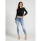 Eco Mid-Rise Curve X Denim Jeans In Museum Light Wash
