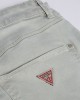 High-Rise 1981 Satin Skinny Denim Jeans In Light Khaki High-Rise 1981 Satin Skinny Denim Jeans In Light Khaki