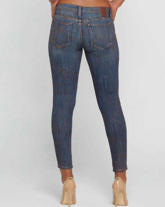 Low-Rise Power Skinny Denim Jeans In Hot Springs Wash Low-Rise Power Skinny Denim Jeans In Hot Springs Wash