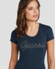 Eco Blackened Blue Adriana Logo T-Shirt Eco Blackened Blue Adriana Logo T-Shirt