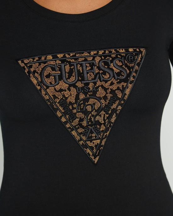 Eco Black Lidia Logo T-Shirt Eco Black Lidia Logo T-Shirt
