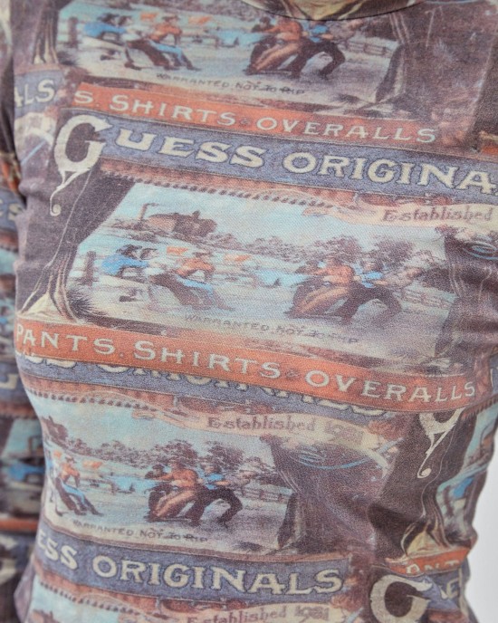 Guess Originals Ranch Vintage Long Sleeve Top