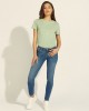 Mid-Rise Skinny Curve Denim Jeans in Carry Mid Wash Mid-Rise Skinny Curve Denim Jeans in Carry Mid Wash