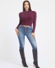 Purple Melodie Long Sleeve Knit Top Purple Melodie Long Sleeve Knit Top