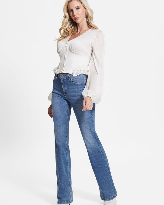 Eco Dove White Hamiri Corset Top Eco Dove White Hamiri Corset Top