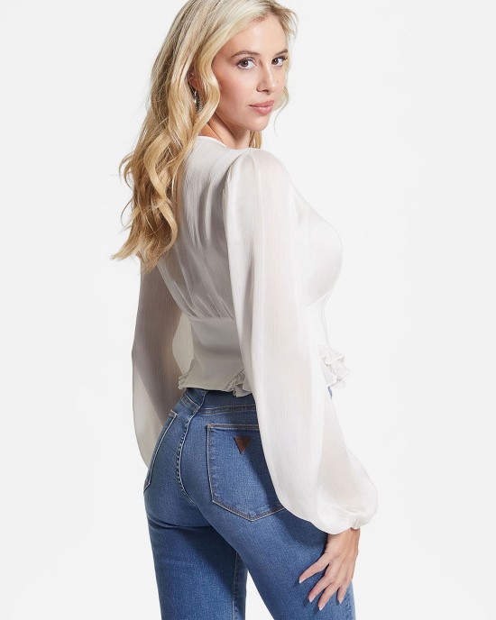 Eco Dove White Hamiri Corset Top Eco Dove White Hamiri Corset Top