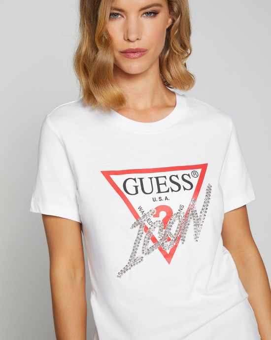 Eco White Icon Logo T-Shirt