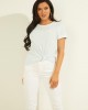 Eco Marseille Blue Short Sleeve 1981 Rolled Cuff T-Shirt Eco Marseille Blue Short Sleeve 1981 Rolled Cuff T-Shirt
