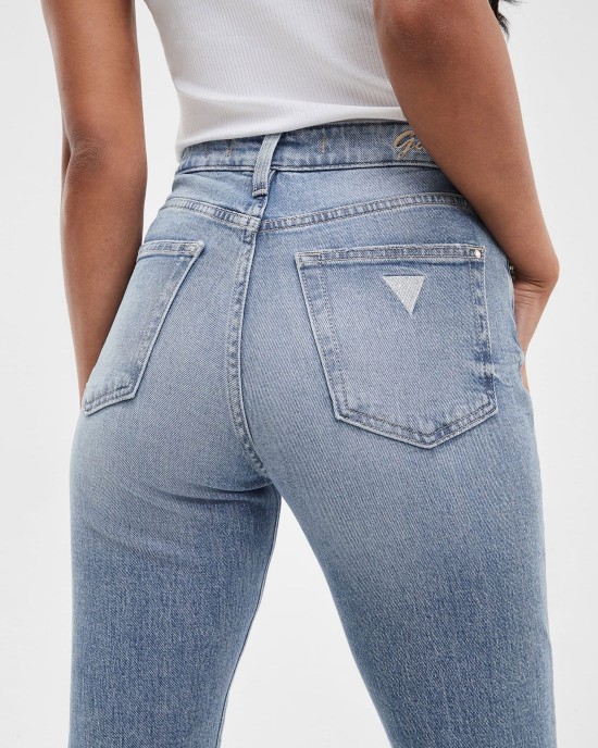 Eco High-Rise Straight Leg Girly Denim Jeans in Feel Pretty Wash Eco High-Rise Straight Leg Girly Denim Jeans in Feel Pretty Wash