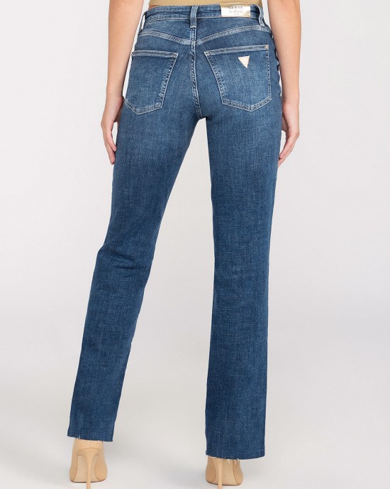 Mid-Rise Straight Leg 80s Denim Jeans In Etosha Wash Mid-Rise Straight Leg 80s Denim Jeans In Etosha Wash