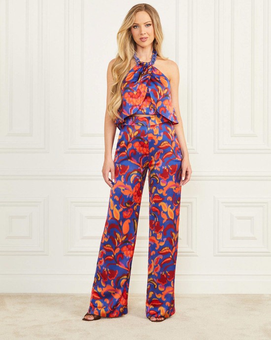 Marciano Betty Blue Printed Crop Top Marciano Betty Blue Printed Crop Top