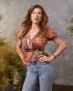 Eco Paisley Print Lila Top Eco Paisley Print Lila Top