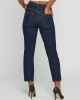 High-Rise Straight Leg Mom Denim Jeans In Authentic Dark Wash High-Rise Straight Leg Mom Denim Jeans In Authentic Dark Wash