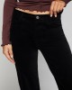 Mid-Rise Sexy Boot Denim Jeans In Jet Black Wash Mid-Rise Sexy Boot Denim Jeans In Jet Black Wash