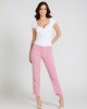 Eco White Nataly Rib Knit Top Eco White Nataly Rib Knit Top
