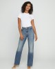 Eco High-Rise 80s Straight Leg Denim Jeans In Confidence Wash Eco High-Rise 80s Straight Leg Denim Jeans In Confidence Wash