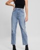 Eco High-Rise Melrose Wide Leg Denim Jeans In Target Blue Wash Eco High-Rise Melrose Wide Leg Denim Jeans In Target Blue Wash