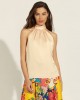 Marciano Blush Falling Floral Solid Top Marciano Blush Falling Floral Solid Top