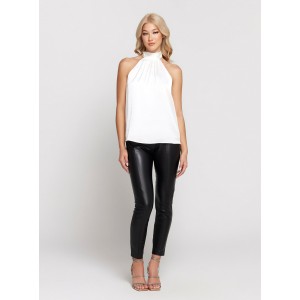 Marciano White Erika Halter Neck Top