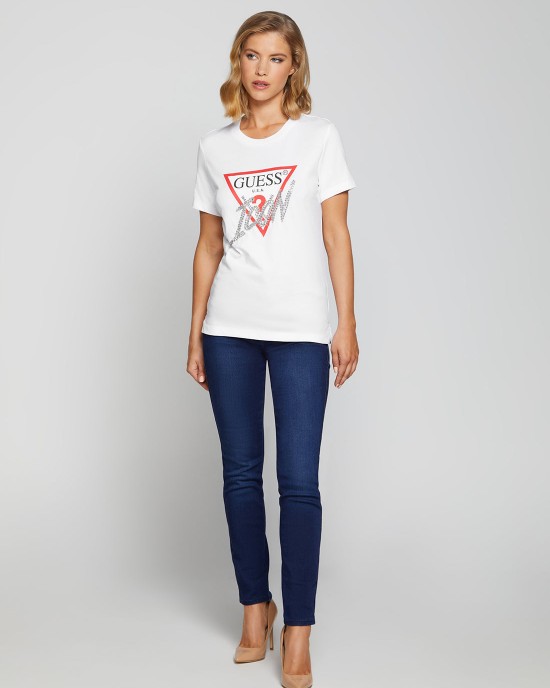 Eco White Icon Logo T-Shirt