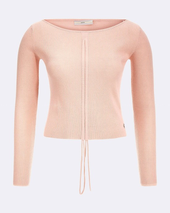 Eco Pink Sheryl Crop Knit Top Eco Pink Sheryl Crop Knit Top