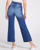 High-Rise Ankle Wide Leg Denim Jeans In Feel Free Wash High-Rise Ankle Wide Leg Denim Jeans In Feel Free Wash
