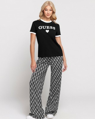 Black Caryl Short Sleeve T-Shirt