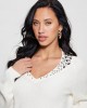 White Davina Long Sleeve Knit Top White Davina Long Sleeve Knit Top