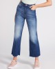High-Rise Ankle Wide Leg Denim Jeans In Feel Free Wash High-Rise Ankle Wide Leg Denim Jeans In Feel Free Wash