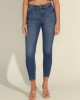 High-Rise Skinny Denim Jeans In Carrie Mid Wash High-Rise Skinny Denim Jeans In Carrie Mid Wash