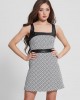 White Black Logo Adele Mini Dress White Black Logo Adele Mini Dress