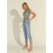 High-Rise Straight Leg Mom Denim Jeans In Authentic Light Wash