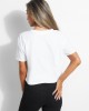 Eco White Cropped Logo T-Shirt Eco White Cropped Logo T-Shirt