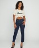 High-Rise Straight Leg Mom Denim Jeans In Authentic Dark Wash High-Rise Straight Leg Mom Denim Jeans In Authentic Dark Wash