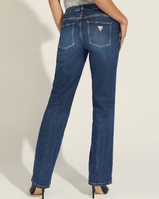 Low-Rise Sexy Straight Denim Jeans In Refined Vintage Wash Low-Rise Sexy Straight Denim Jeans In Refined Vintage Wash