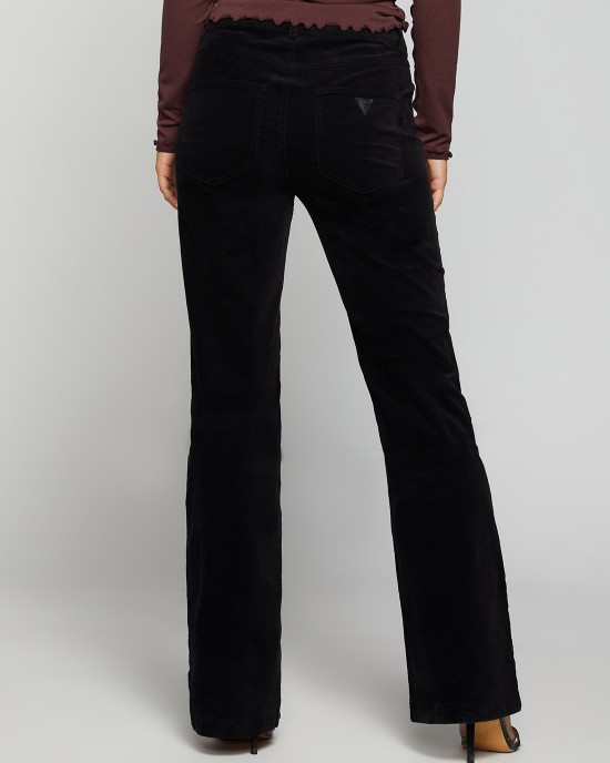 Mid-Rise Sexy Boot Denim Jeans In Jet Black Wash Mid-Rise Sexy Boot Denim Jeans In Jet Black Wash