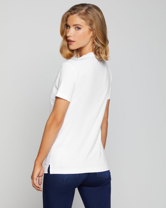 Eco White Icon Logo T-Shirt