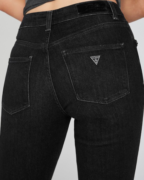 High-Rise Sexy Straight Leg Denim Jeans In Orbit Wash High-Rise Sexy Straight Leg Denim Jeans In Orbit Wash