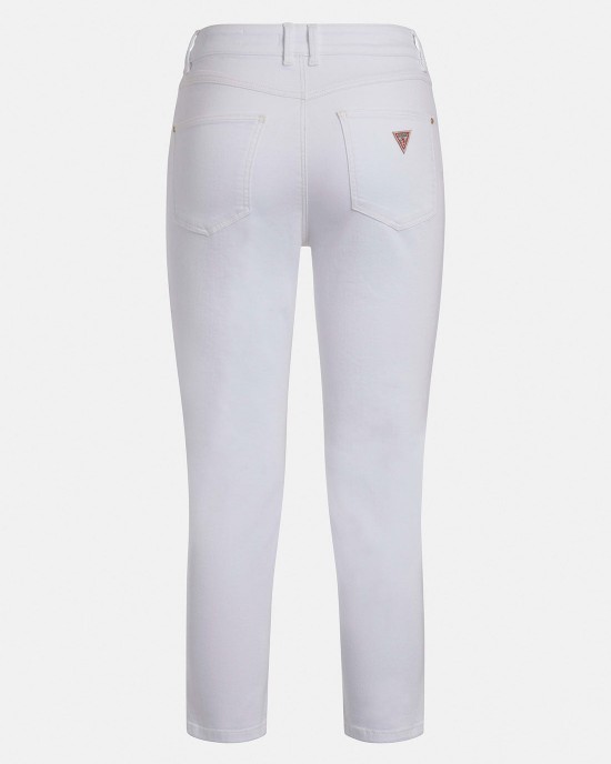 High-Rise Skinny Fit 1981 Capri Denim Jeans In Paper Moon Wash High-Rise Skinny Fit 1981 Capri Denim Jeans In Paper Moon Wash