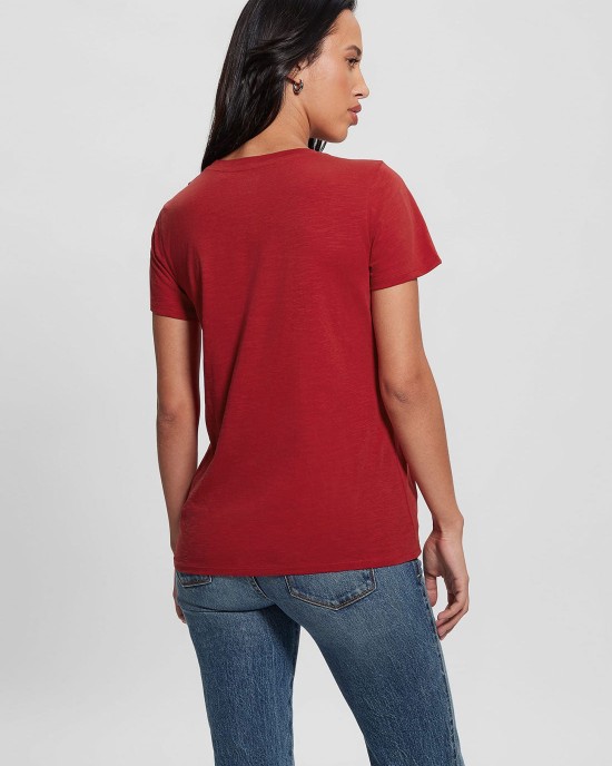 Eco Red 1981 Crystal Logo T-Shirt Eco Red 1981 Crystal Logo T-Shirt