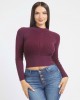 Purple Melodie Long Sleeve Knit Top Purple Melodie Long Sleeve Knit Top