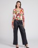 Floral Print Dianna Long Sleeve Top Floral Print Dianna Long Sleeve Top