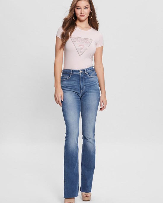 Eco Pink Crystal Logo T-Shirt Eco Pink Crystal Logo T-Shirt