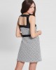 White Black Logo Adele Mini Dress White Black Logo Adele Mini Dress