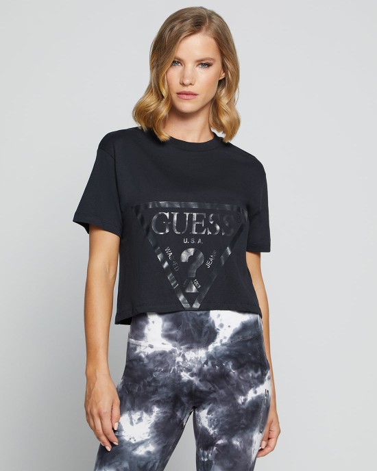 Eco Blue Adele Active Crop T-Shirt Eco Blue Adele Active Crop T-Shirt