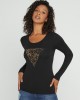 Eco Black Lidia Logo T-Shirt Eco Black Lidia Logo T-Shirt